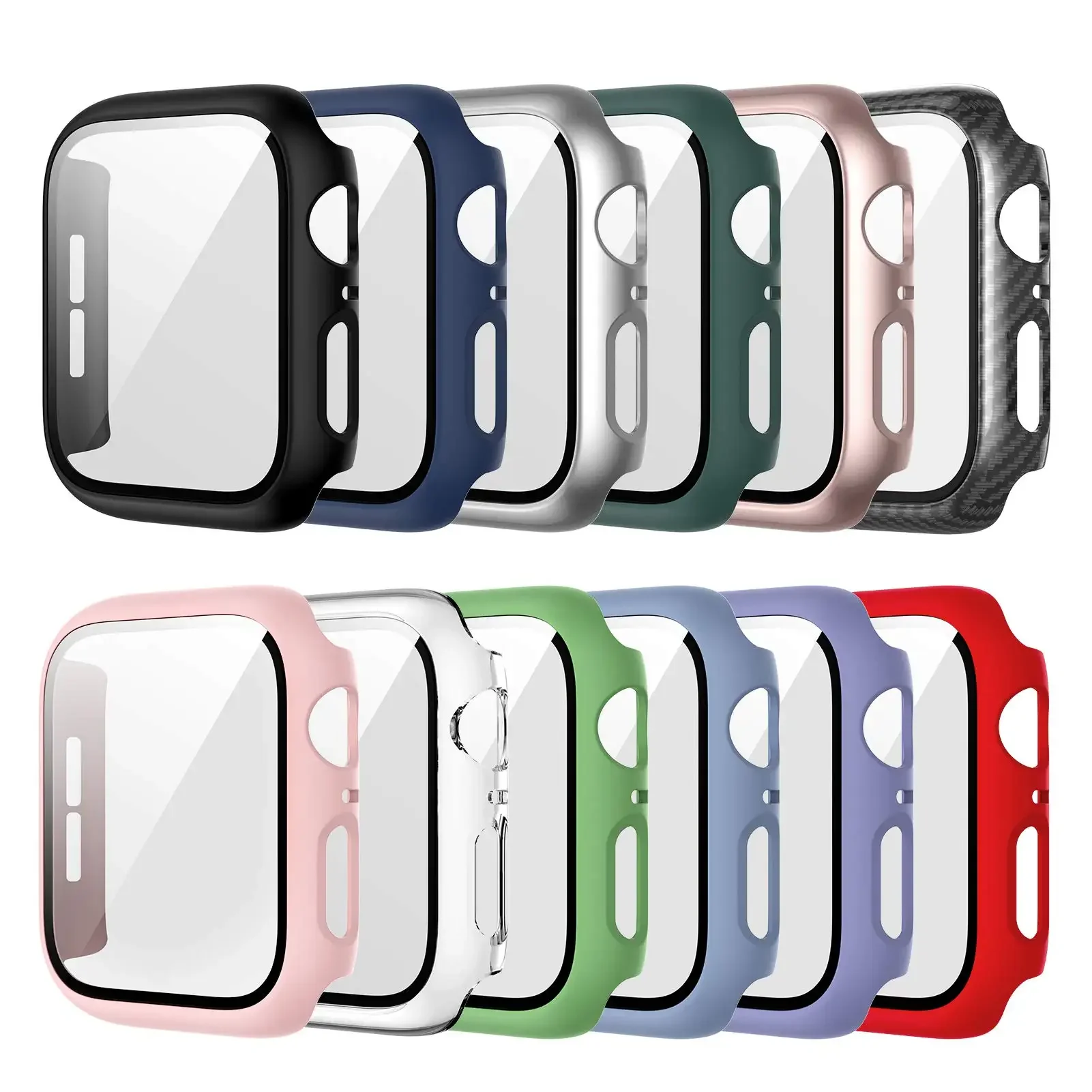 Smartwatch Icon - 강화 유리 + 커버 Apple Watch