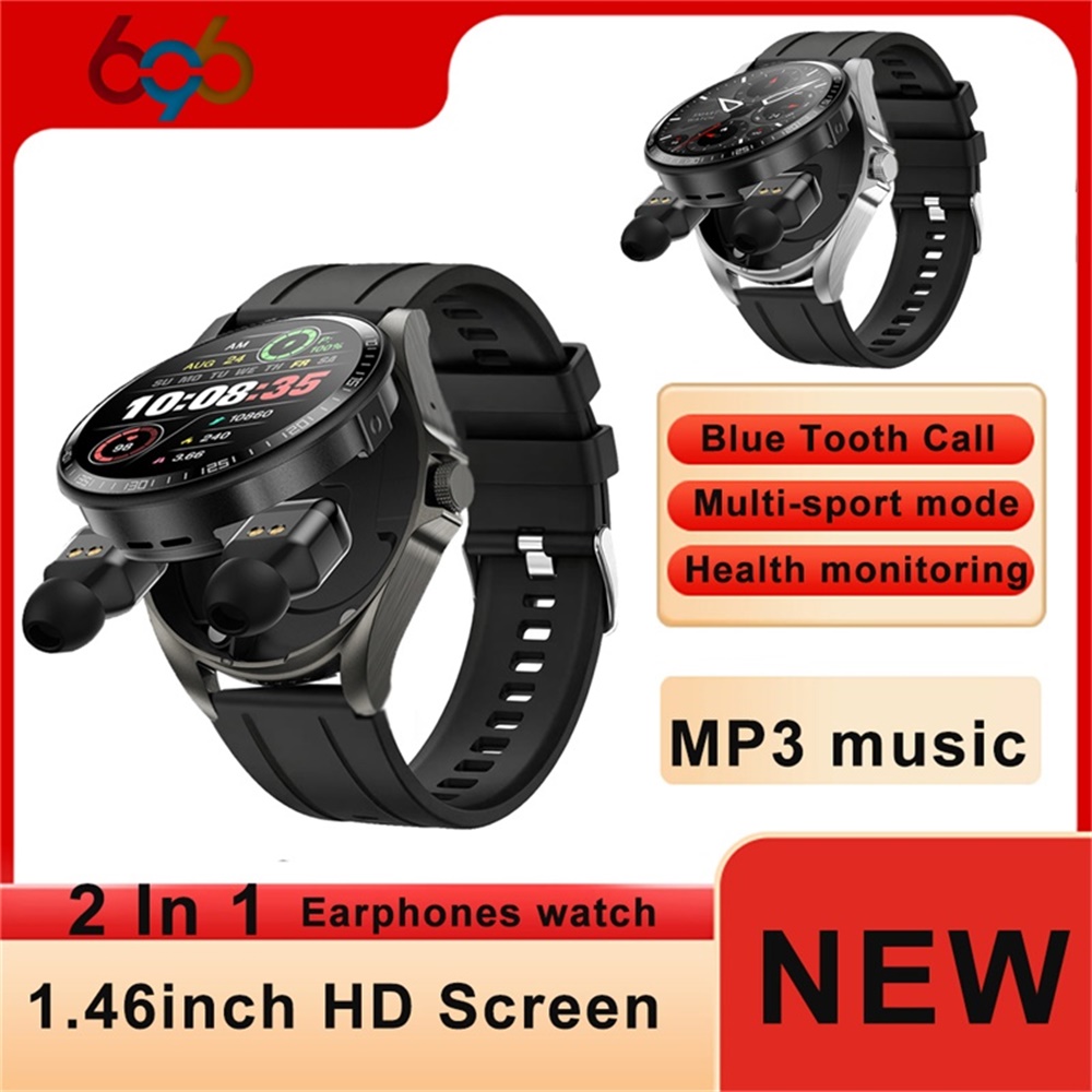 Smartwatch Headset - 696 새로운 스마트워치 헤드폰 2 in