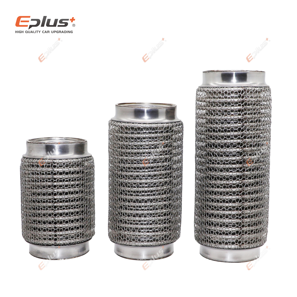 Stainless Mesh Band - EPLUS 유니버설 자동차 배기 튜브 텔레스코픽