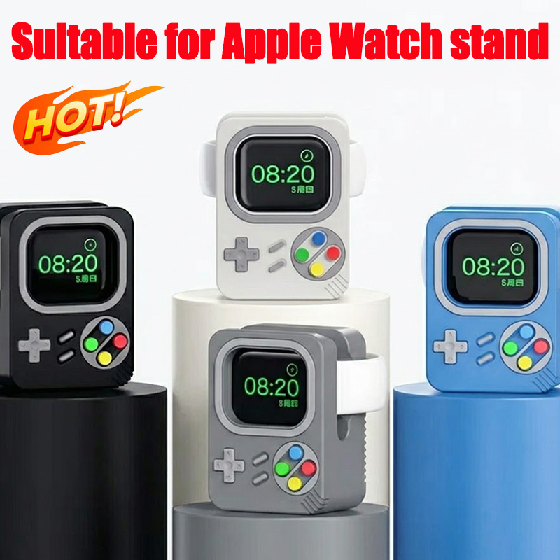 Watch Charging Dock - 애플워치 충전기 스탠드 레트로 컴퓨터 패턴