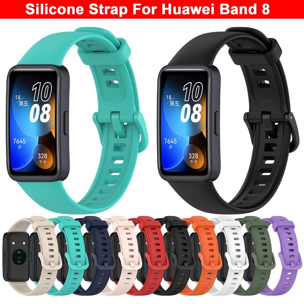Huawei Smartwatch Accessories - 화웨이 밴드 8 용 스트랩, 실리콘