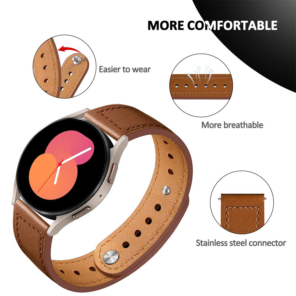 가죽 스트랩 삼성 갤럭시 워치 5 프로, 4, 6 클래 - Xiaomi Smartwatch S3 Accessories 리뷰 및 가격