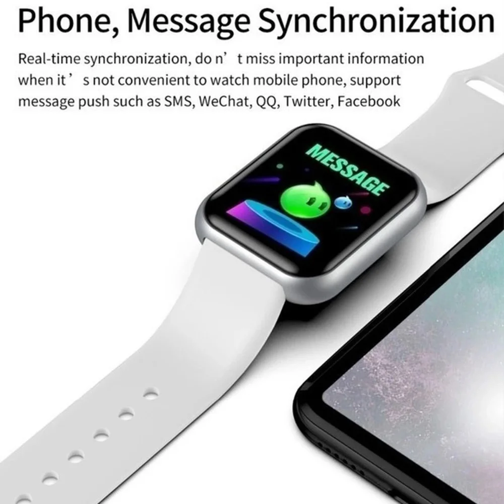 스마트 시계 남성 여성 손목 시계 스마트 시계 메시지  - Android Smartwatch Accessories 리뷰 및 가격