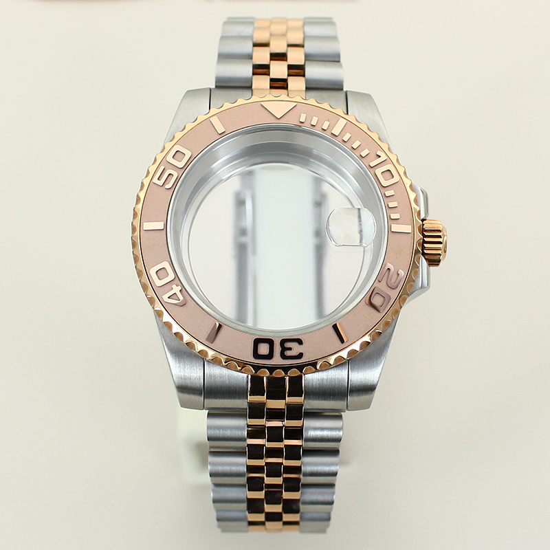 40mm 실버 로즈 골드 시계 케이스 5링크 브레이슬릿 - Ceramic Link Bracelet 리뷰 및 가격