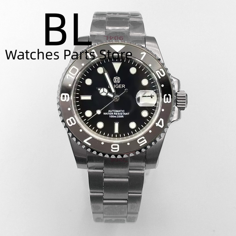 BLIGER 40mm 남성용 시계 NH35 자동식 블랙 - Ceramic Link Bracelet 리뷰 및 가격