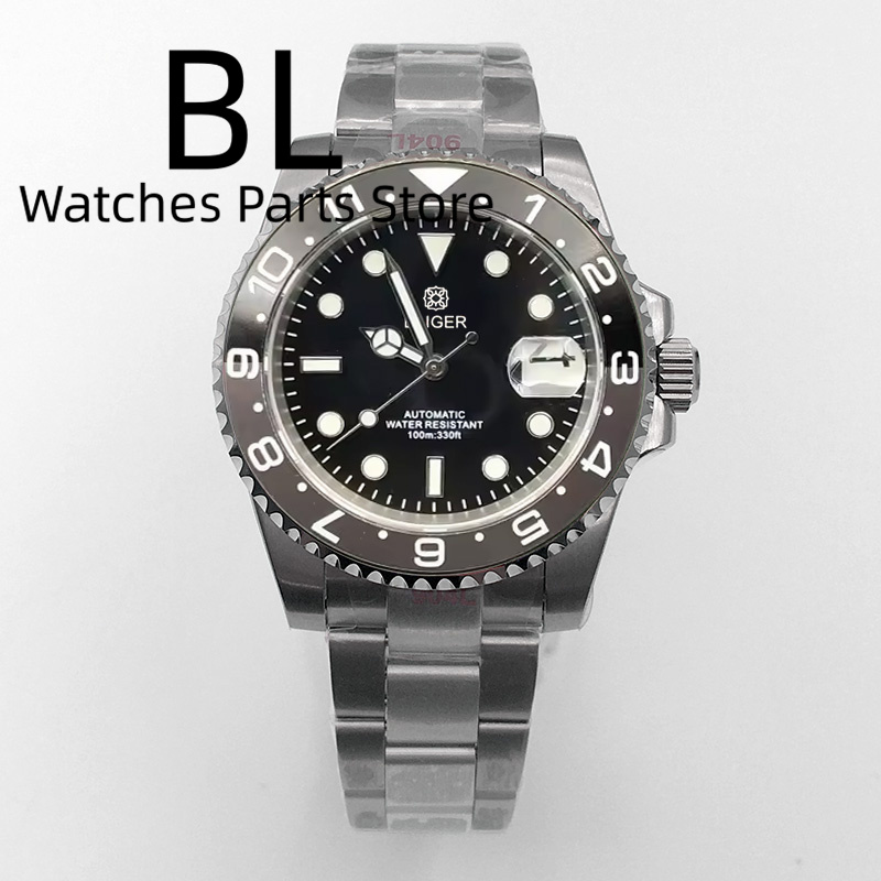 BLIGER 40mm 남성용 시계 NH35 자동식 블랙 - Ceramic Link Bracelet 리뷰 및 가격