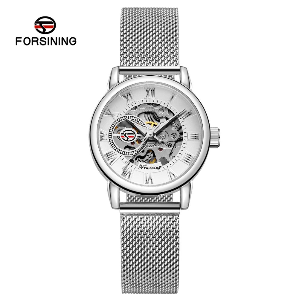 Reloj Mujer FORSINING 패션 여성 시계 - Stainless Mesh Band 리뷰 및 가격