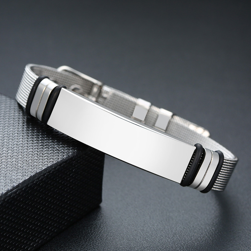 Vnox 남성용 스테인레스 스틸 맞춤 각인 ID 태그  - Stainless Mesh Band 리뷰 및 가격