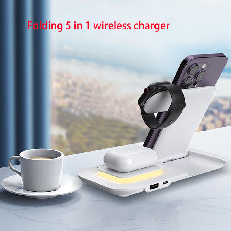 핫 3 in 1 접이식 무선 휴대폰 충전 스테이션 20 - Wireless Charger Watch 리뷰 및 가격