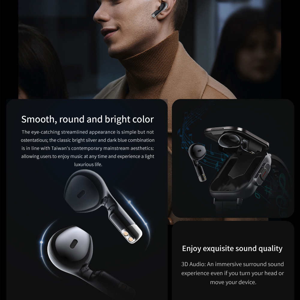 BT 통화 블루투스 헤드폰 시계, 2.01 인치 헤드셋 - Smartwatch Headset 리뷰 및 가격