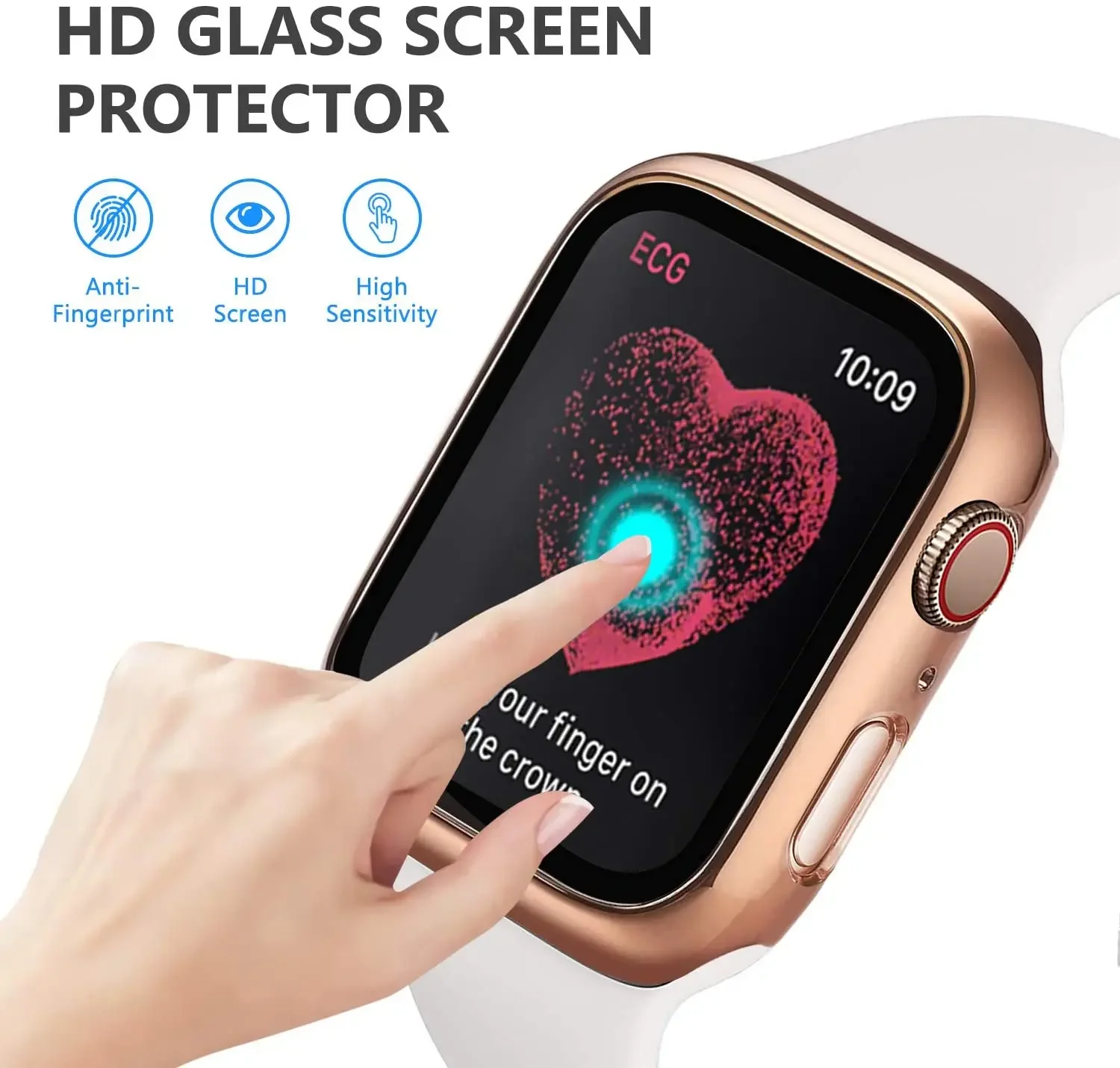 강화 유리 + 커버 Apple Watch 9 8 41m - Smartwatch Icon 리뷰 및 가격