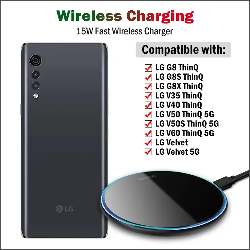 LG V35 V40 V50 V50S V60 ThinQ  - Wireless Charger Watch 리뷰 및 가격