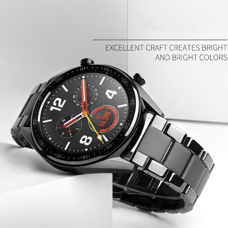삼성 갤럭시 워치용 세라믹 22mm 시계 밴드, 46m - Ceramic Link Bracelet 리뷰 및 가격