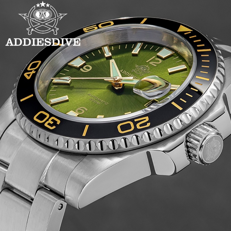 ADDIESDIVE AD2085 남자 다이빙 시계 일본 - Ceramic Link Bracelet 리뷰 및 가격