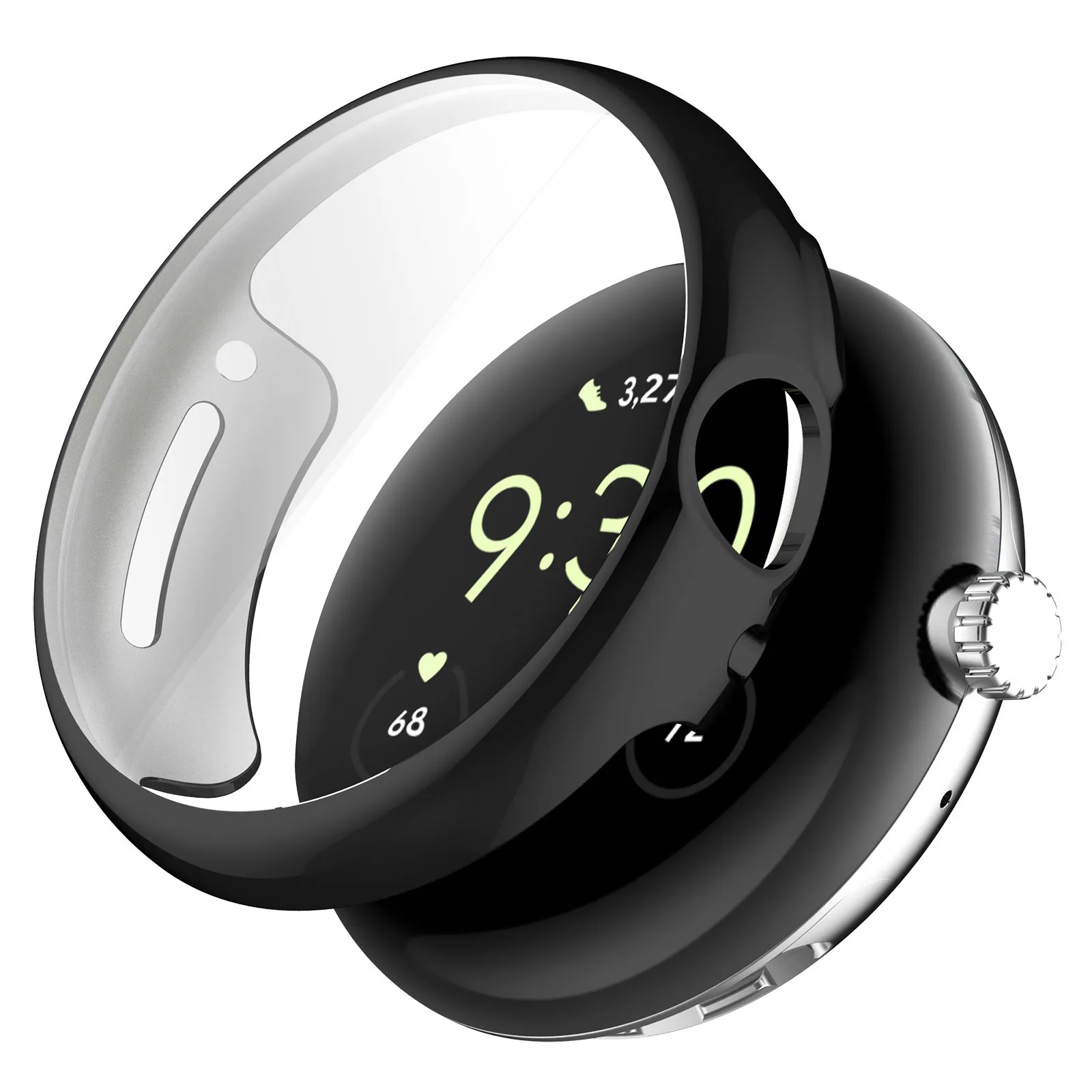 구글 픽셀 워치 3 2 1용 도금 클래스 케이스 강화유 - Smartwatch Icon 리뷰 및 가격