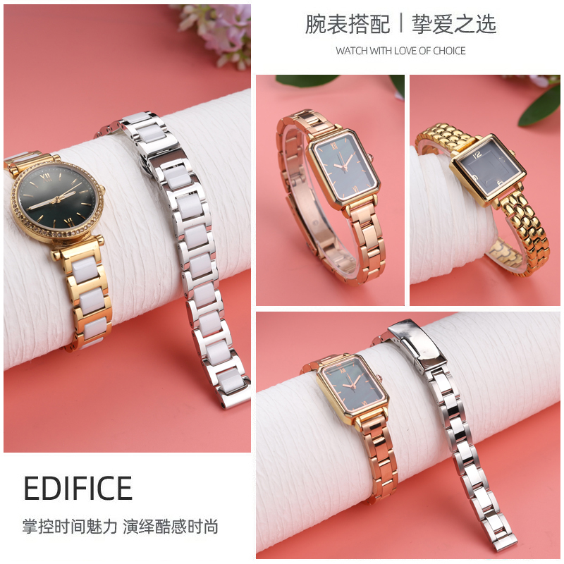 여성용 금속 스틸 시계 팔찌, 작은 다이얼 8 10 1 - Ceramic Link Bracelet 리뷰 및 가격